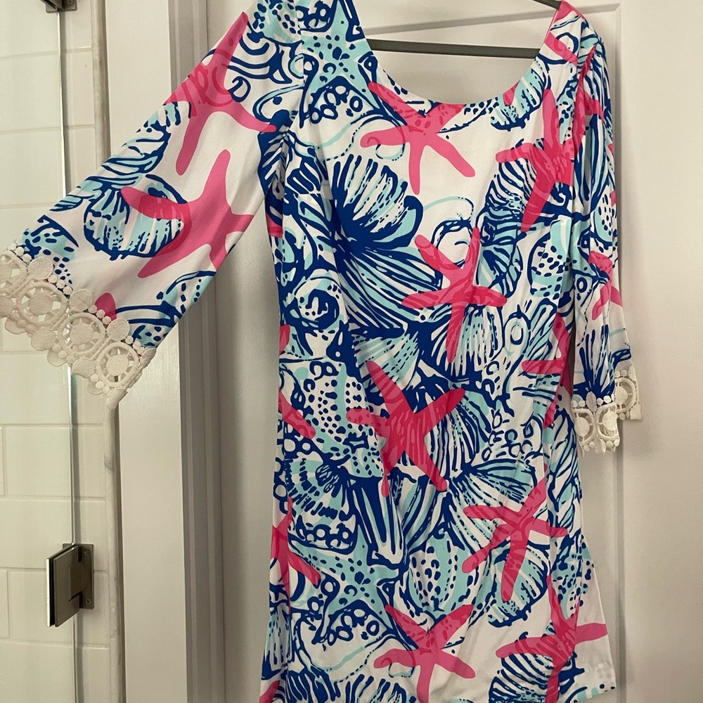 Lilly Pulitzer Pink and Blue Dress